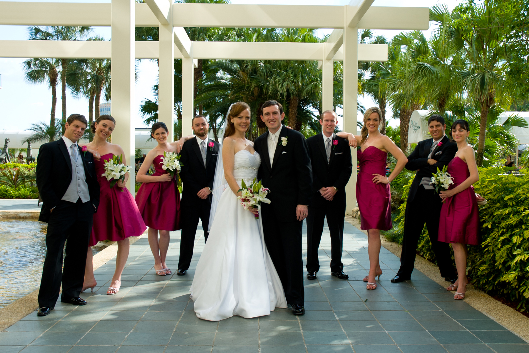 Orlando wedding photographer formal portraits outdoor