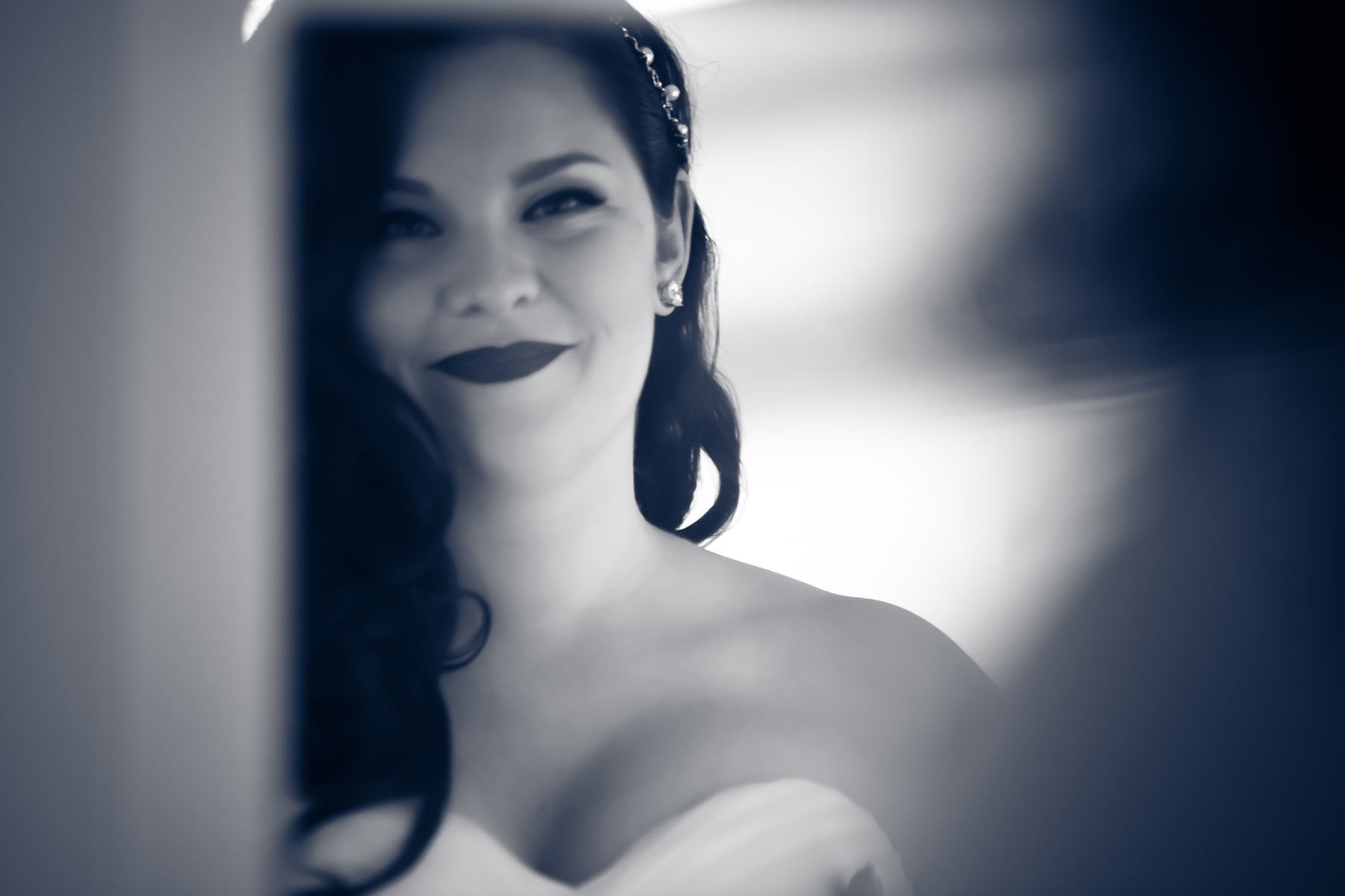 Bride getting ready candid moments Central Florida wedding photographer